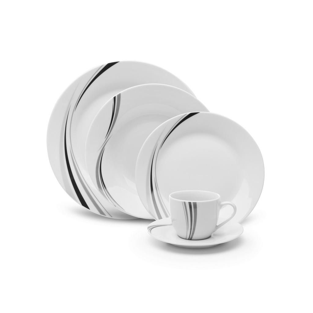 Kombiservice Lydia Keramik 4 Personen Geschirr Set