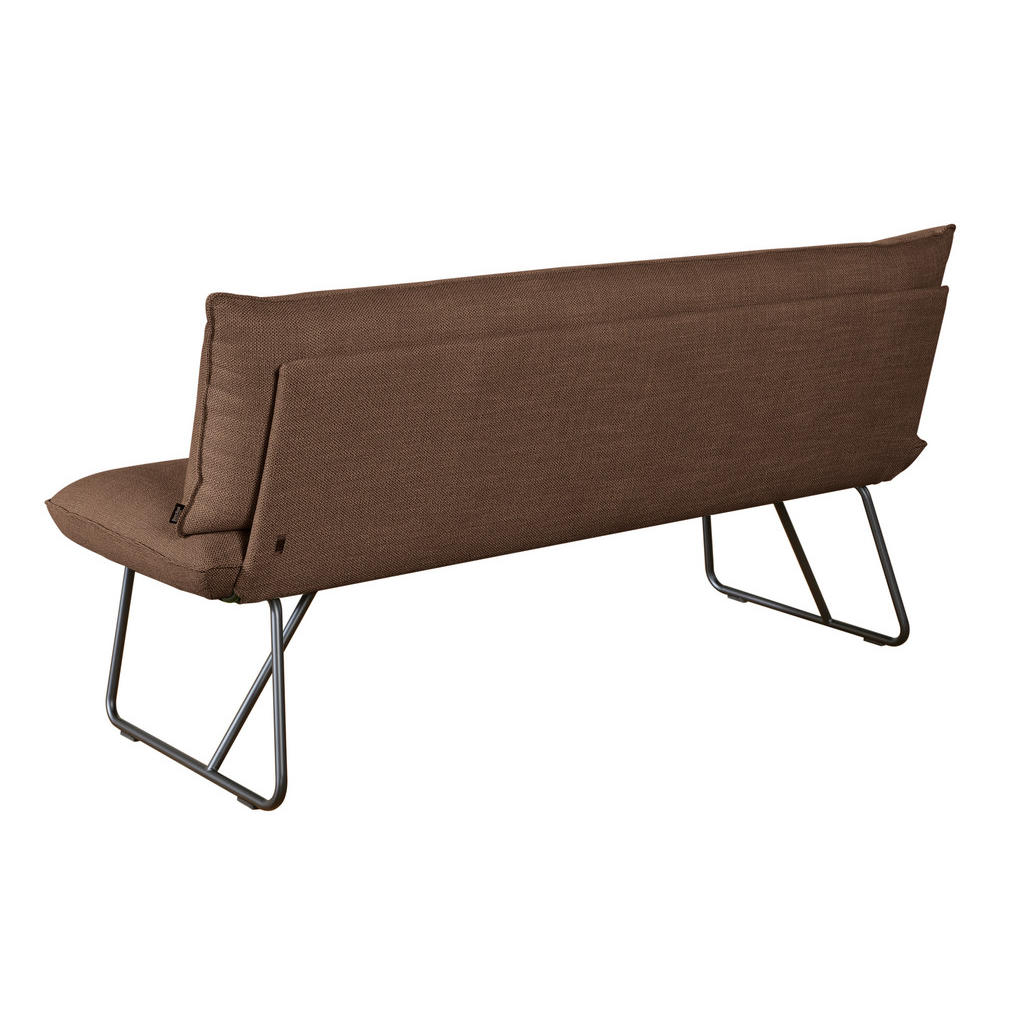 Thumbnail - Dieter Knoll Sitzbank, Kupfer, Metall, Textil, 2-Sitzer, 180x90x70 cm, Goldenes M, Lederauswahl, Stoffauswahl, Typenausw...