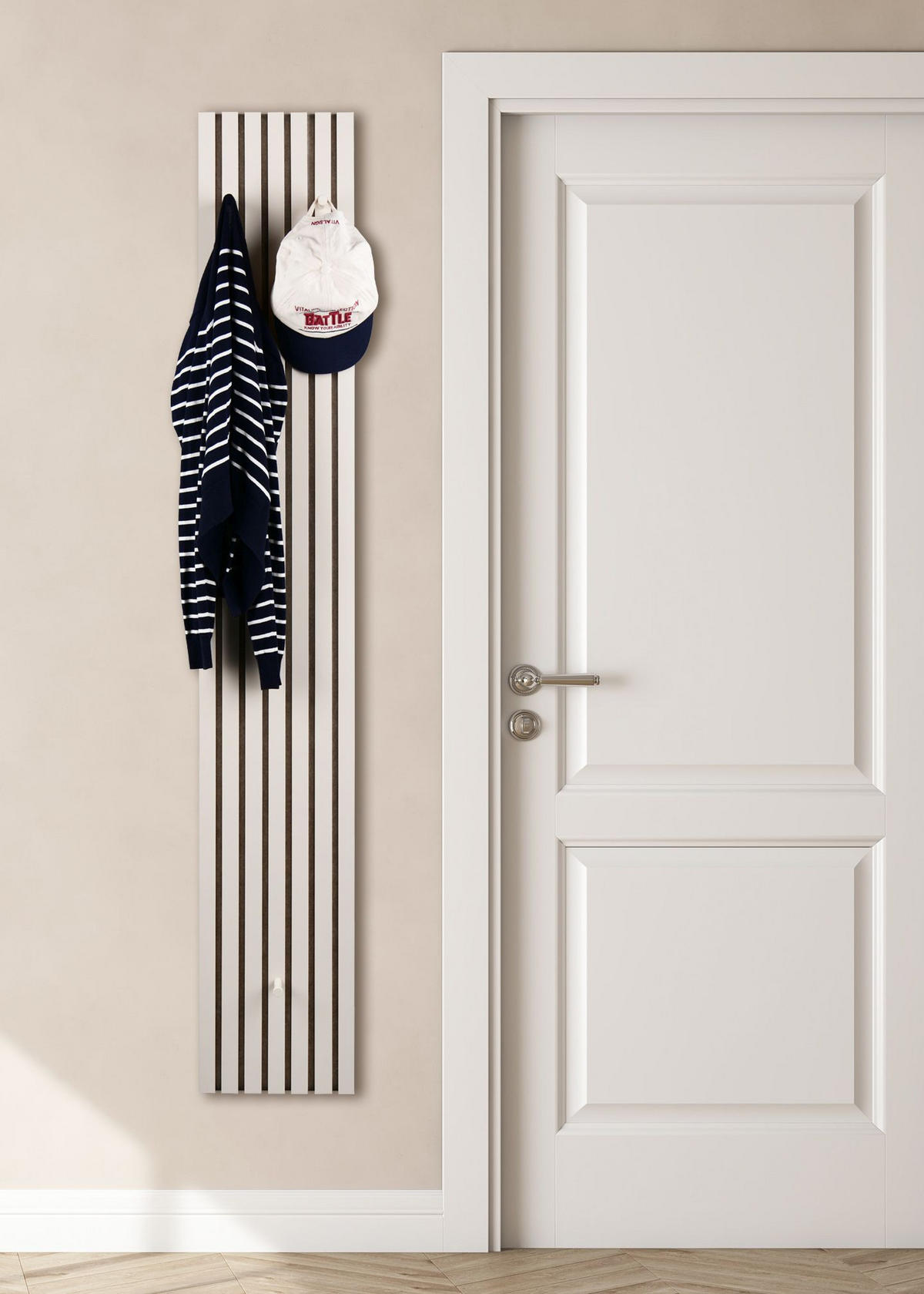 ELŐSZOBAPANEL 25/160/7 cm  - homokszínű, Modern, faalapú anyag/textil (25/160/7cm) - Xora