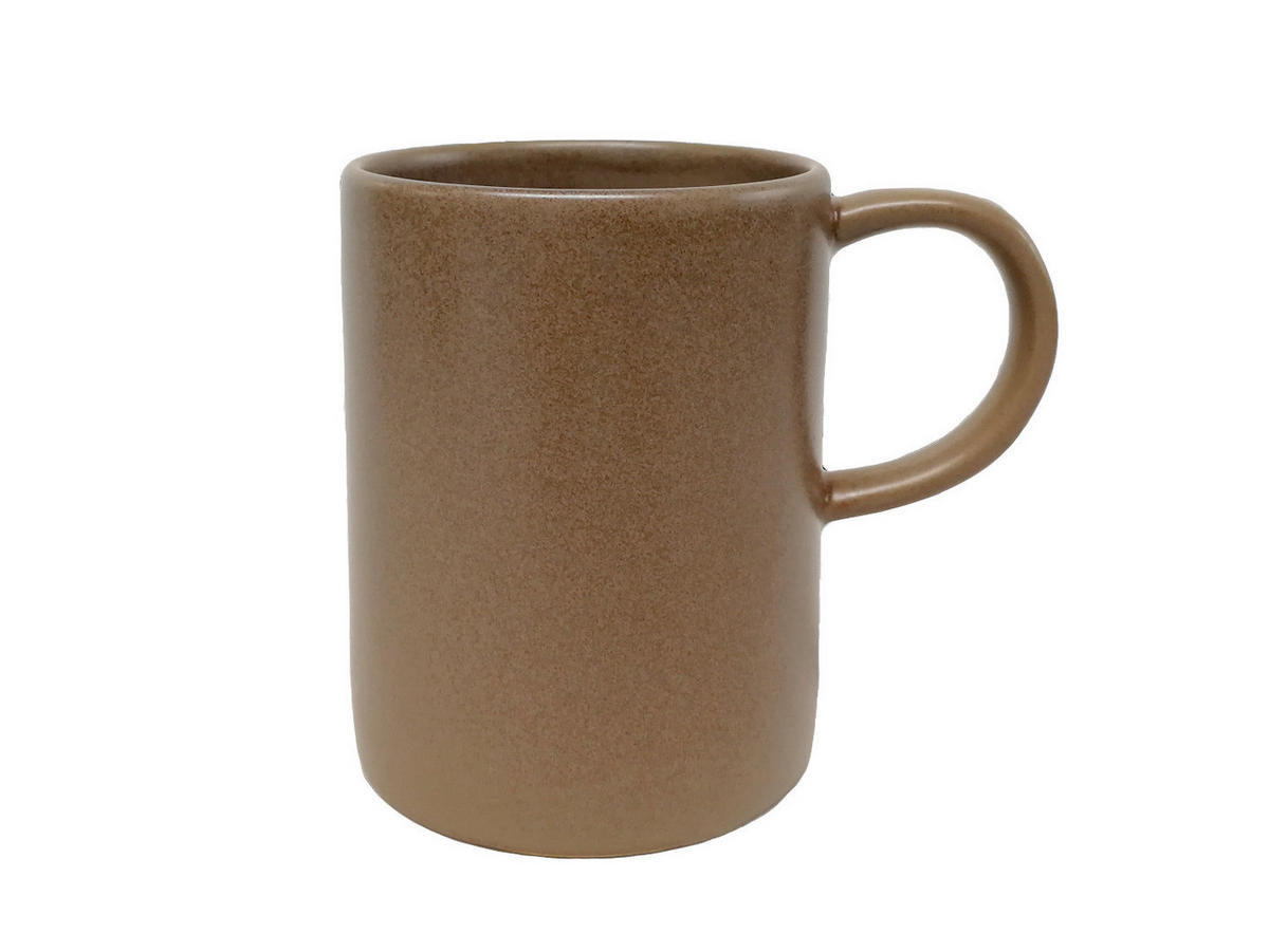 KAFFEEBECHER Kyoto  370 ml   - Braun, Trend, Keramik (8/10,5cm) - Novel