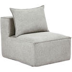 SOFAELEMENT in Webstoff Naturfarben  - Naturfarben, Design, Kunststoff/Textil (71/80/90cm) - Carryhome