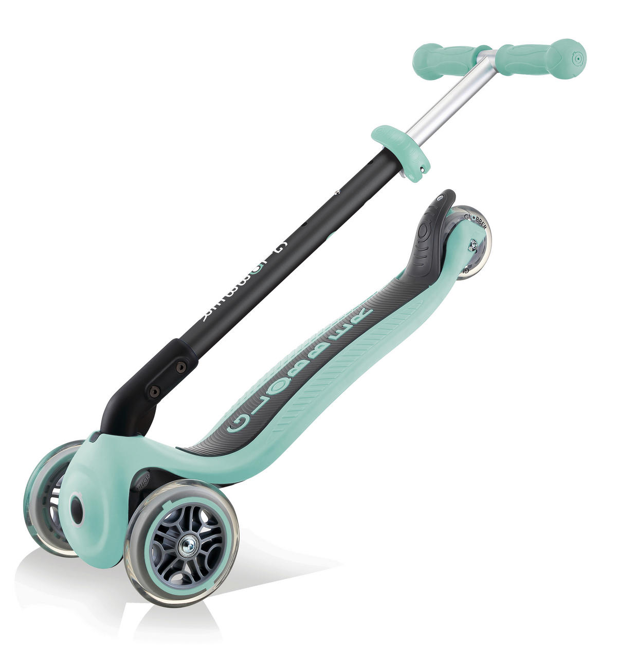 LAUFRAD GO-UP FOLDABLE LIGHT 3IN1  - Mintgrün, LIFESTYLE, Kunststoff (57/28/93cm) - GLOBBER