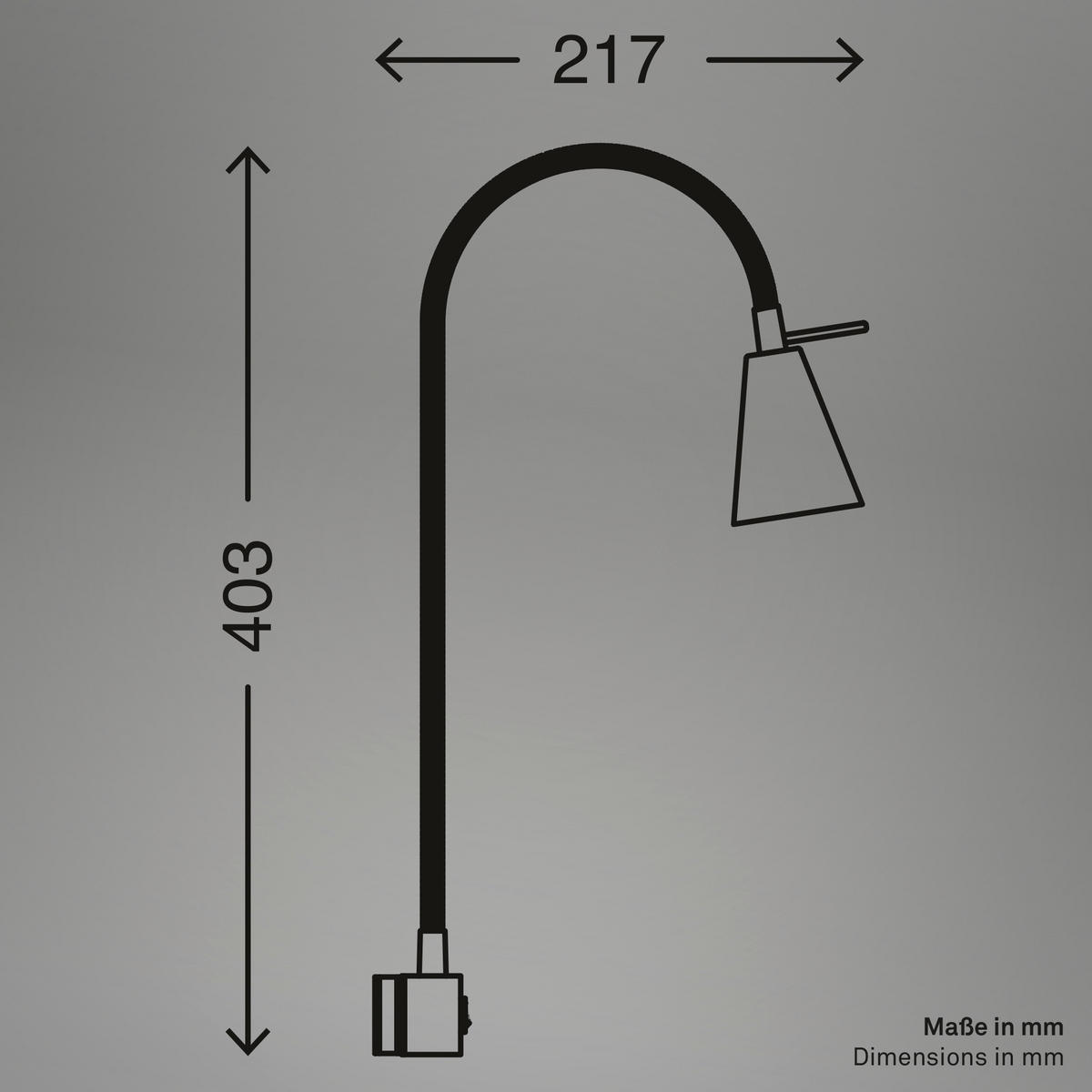 LED-WANDLEUCHTE 21,7/45 cm   - Beige, KONVENTIONELL, Metall (21,7/45cm) - Briloner