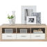 TV-ELEMENT 147/49/45 cm - Silberfarben/Weiß, Design, Holzwerkstoff/Kunststoff (147/49/45cm) - Boxxx TV-ELEMENT 147/49/45 cm - Silberfarben/Weiß, Design, Holzwerkstoff/Kunststoff (147/49/45cm) - Boxxx