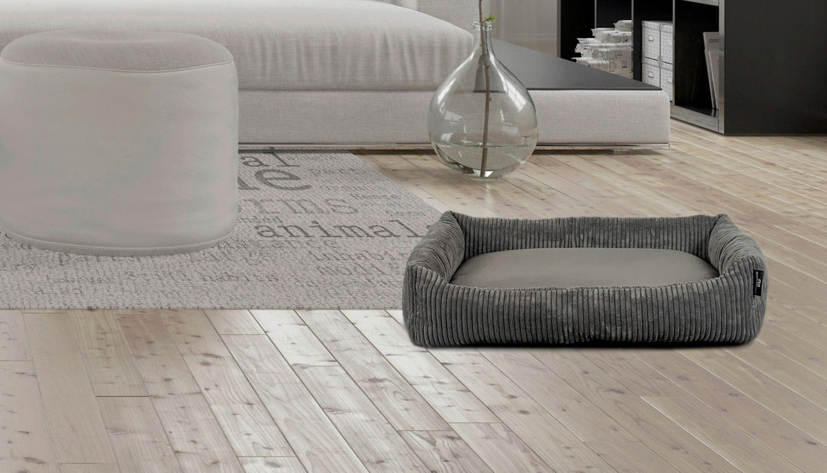 HUNDEKISSEN BALU GRAU - Grau, KONVENTIONELL, Textil (70/49/15cm)