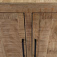 SIDEBOARD RIO  in 175/80/40 cm  - Schwarz/Naturfarben, Design, Holz/Metall (175/80/40cm) - Landscape