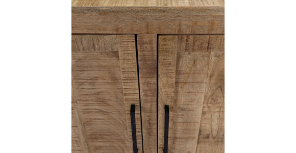 SIDEBOARD RIO  in 175/80/40 cm  - Schwarz/Naturfarben, Design, Holz/Metall (175/80/40cm) - Landscape