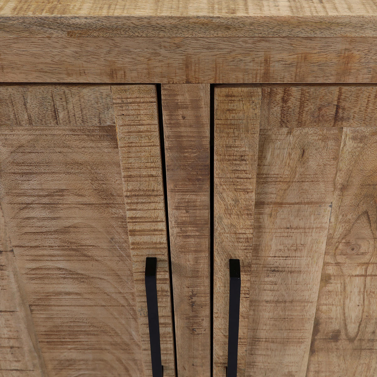 SIDEBOARD RIO 175/80/40 cm 3 Schublade(n)  - Schwarz/Naturfarben, Design, Holz/Metall (175/80/40cm) - Landscape