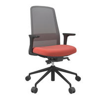 DREHSTUHL Grau, Orange, Schwarz  - Schwarz/Orange, MODERN, Kunststoff/Textil (70/103-115/70cm)