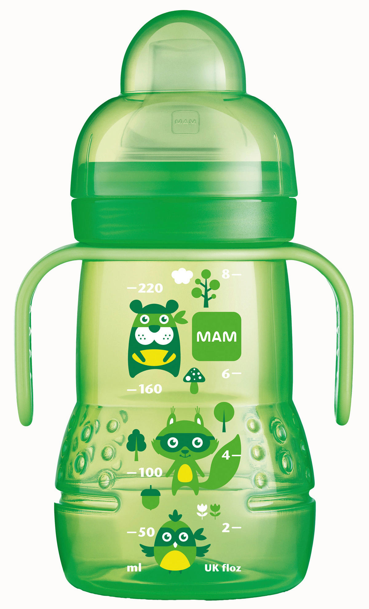 BABYTRINKFLASCHE  - Blau/Lila, Basics, Kunststoff (7,6/9,6/21,9cm) - MAM