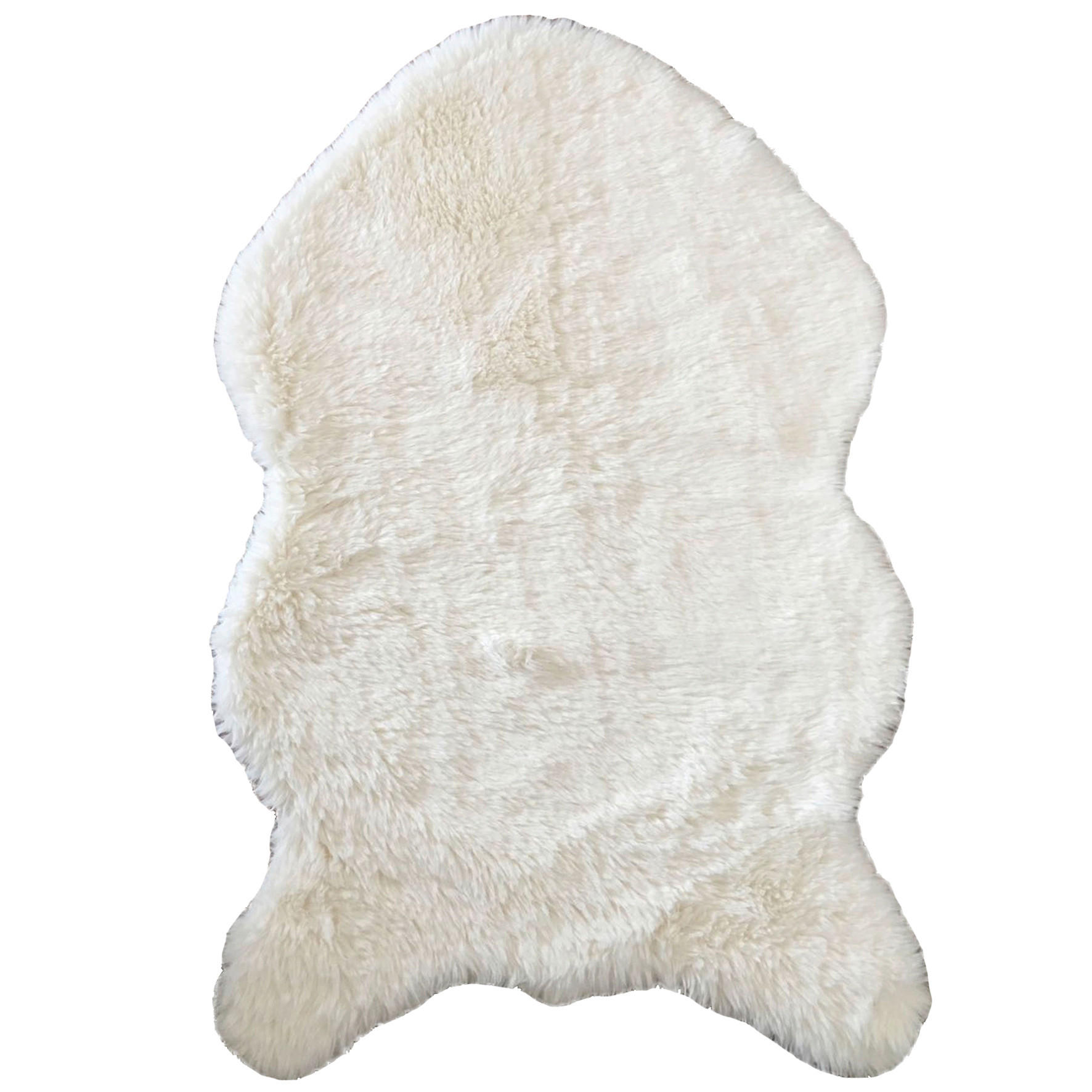 KUNSTFELL  60/90 cm  Weiß   - Weiß, Basics, Textil/Fell (60/90cm) - Boxxx