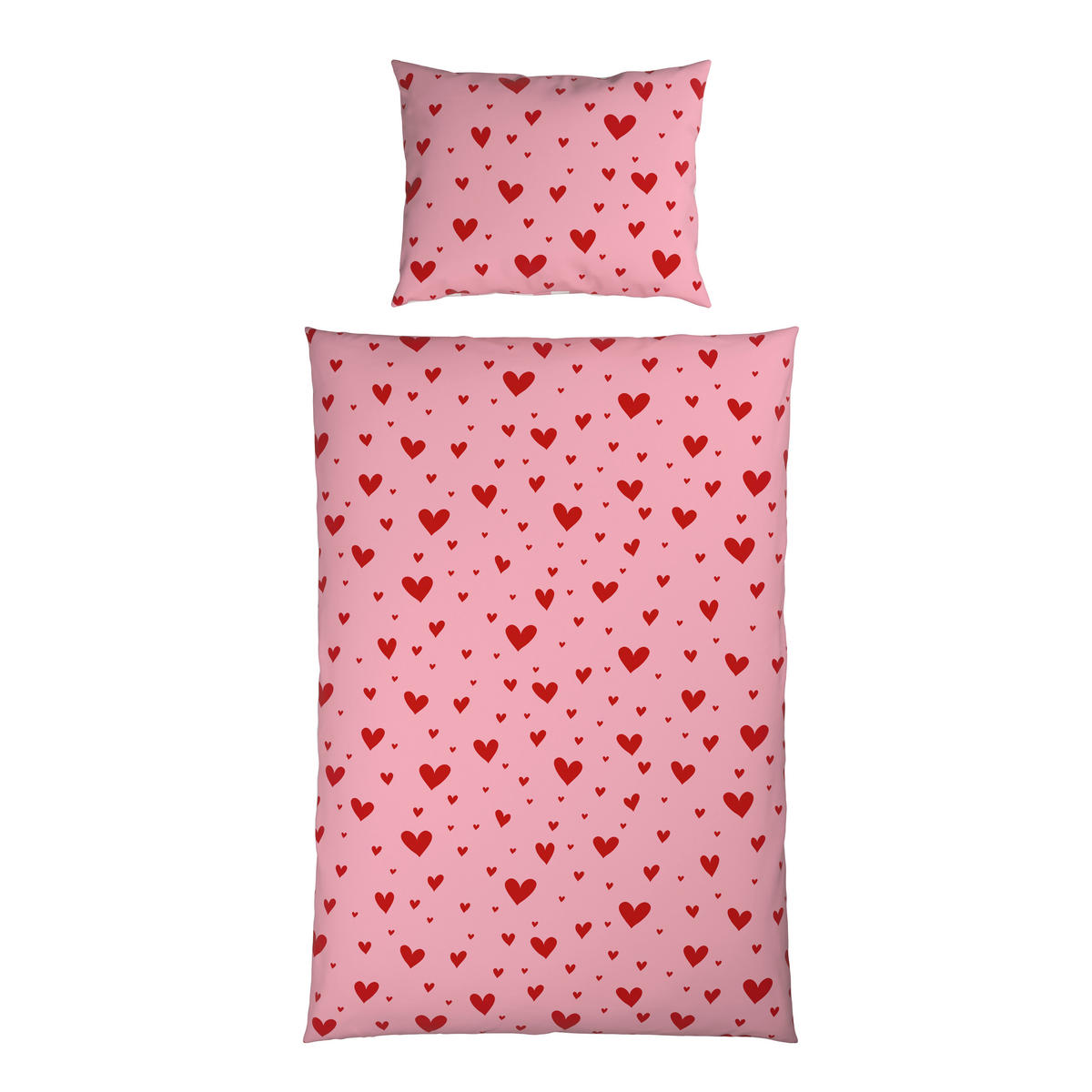 WENDEBETTWÄSCHE Renforcé 140/200 cm  - Rosa, Trend, Textil (140/200cm) - Esposa