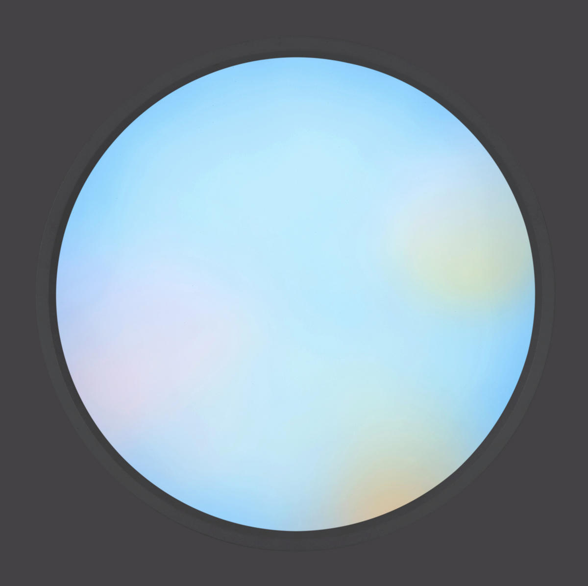 LED-DECKENLEUCHTE Jess 39/7,7 cm  - Opal/Weiß, Design, Kunststoff/Metall (39/7,7cm) - Globo