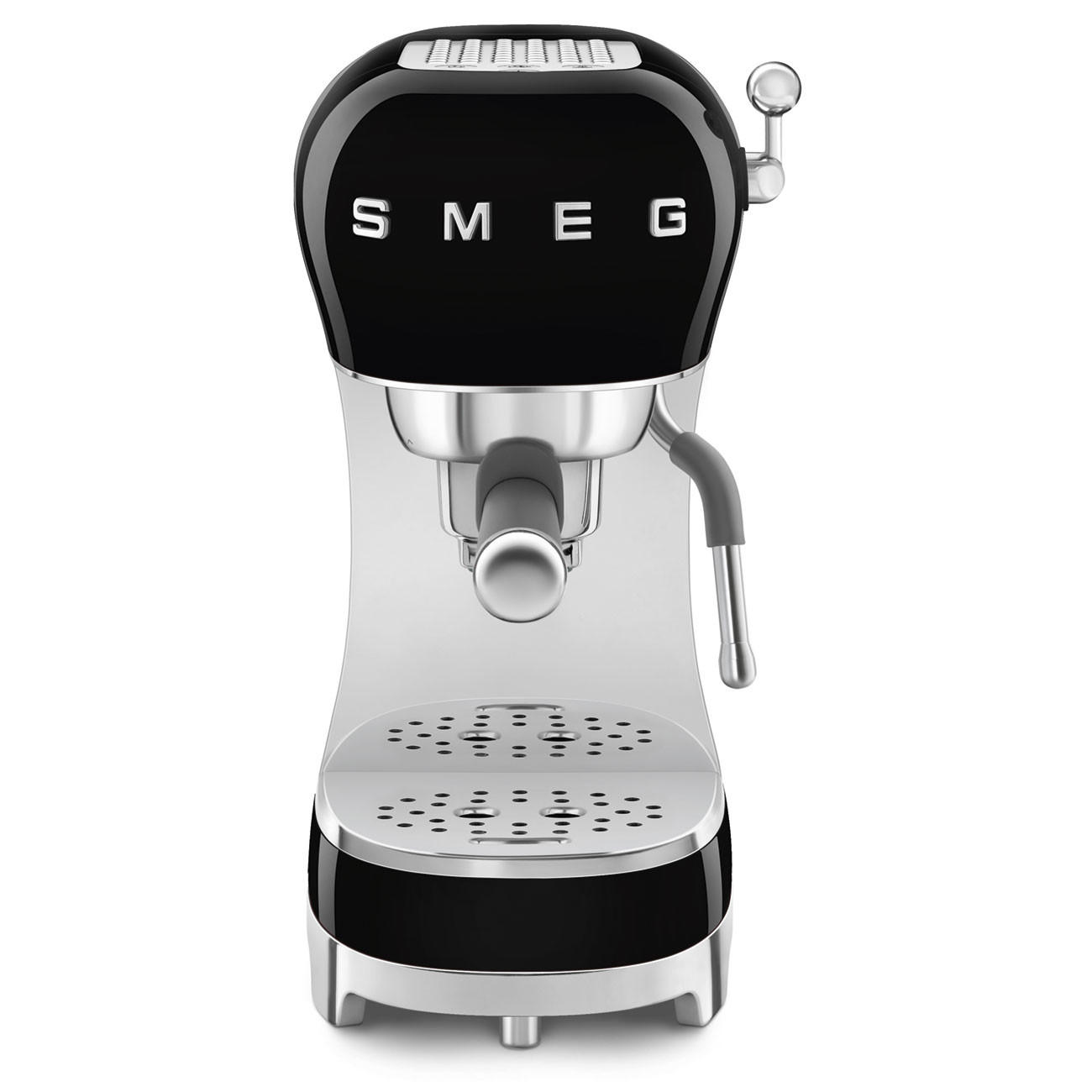 ESPRESSOMASCHINE 50´s Style - Schwarz Hochglanz, Basics, Kunststoff/Metall (14,9/33/32,9cm) - SMEG