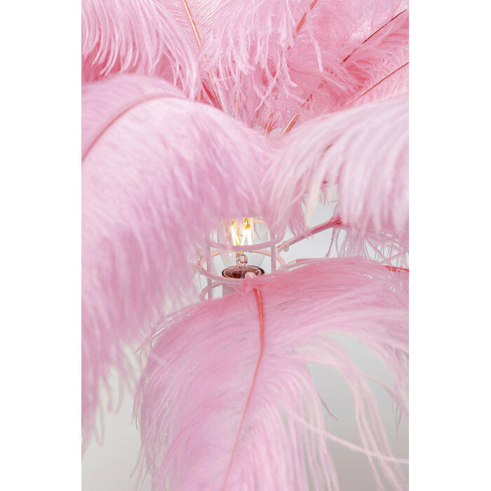 STEHLEUCHTE  65/165/65 cm   - Pink/Messingfarben, MODERN, Naturmaterialien/Metall (65/165/65cm) - Kare-Design