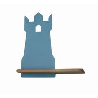 KINDERWANDLEUCHTE Tower 27/12/28.5 cm  - Blau, Basics, Holz/Holzwerkstoff (27/12/28.5cm)