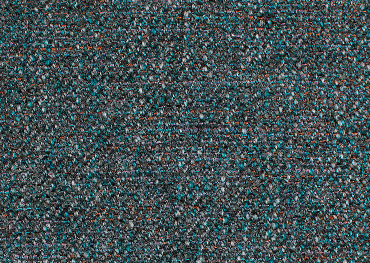 ECKSOFA in Flachgewebe Blaugrau  159/314 cm  - Blaugrau/Schwarz, Design, Holz/Textil (159/314cm) - Dieter Knoll