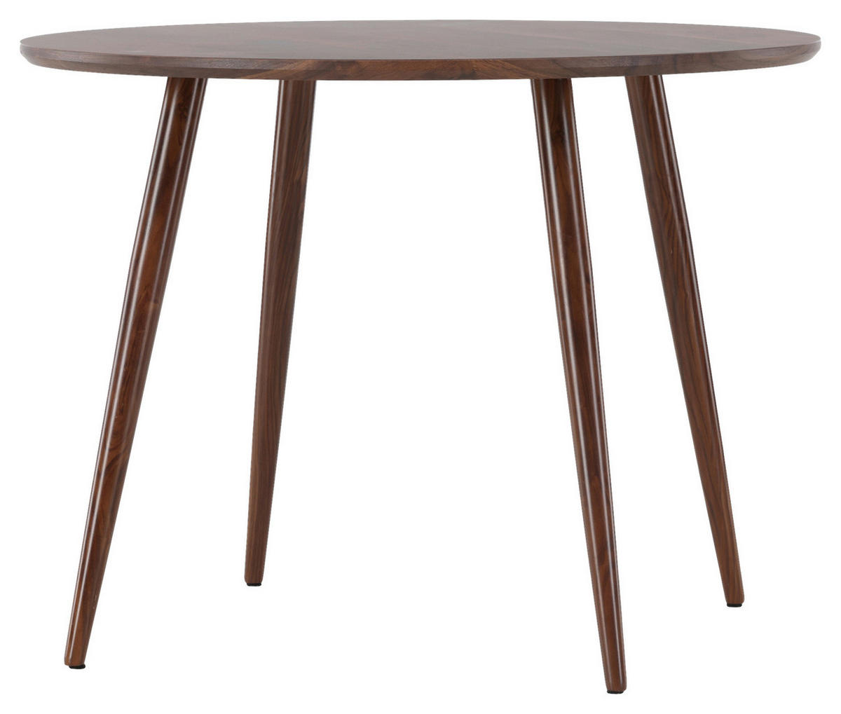 MATBORD i metall, trämaterial 100/100/75 cm   - mörkbrun, Design, metall/trämaterial (100/100/75cm) - Livetastic