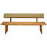SITZBANK 220/81/56 cm in Eichefarben, Olivgrün - Eichefarben/Olivgrün, Natur, Leder/Holz (220/81/56cm) - Cassando SITZBANK 220/81/56 cm in Eichefarben, Olivgrün - Eichefarben/Olivgrün, Natur, Leder/Holz (220/81/56cm) - Cassando
