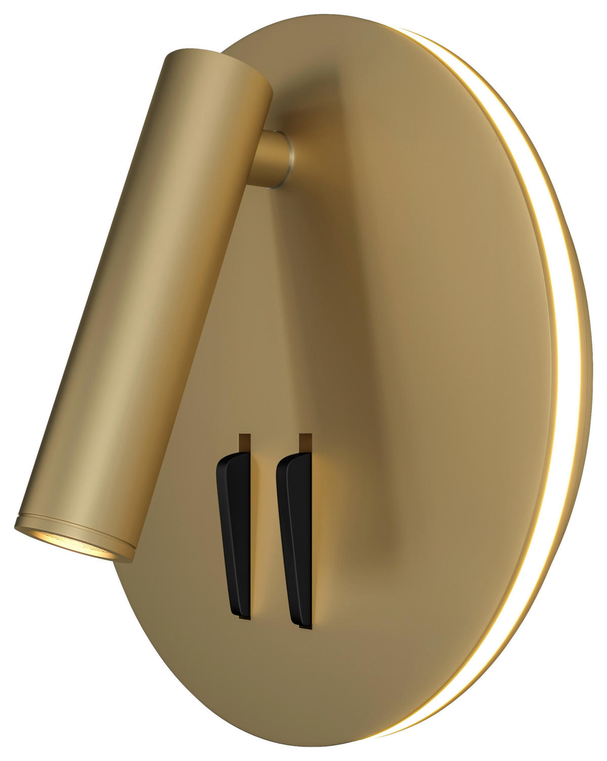 WANDLEUCHTE - Goldfarben, Basics, Metall (6,5/14/14cm) - MAYTONI