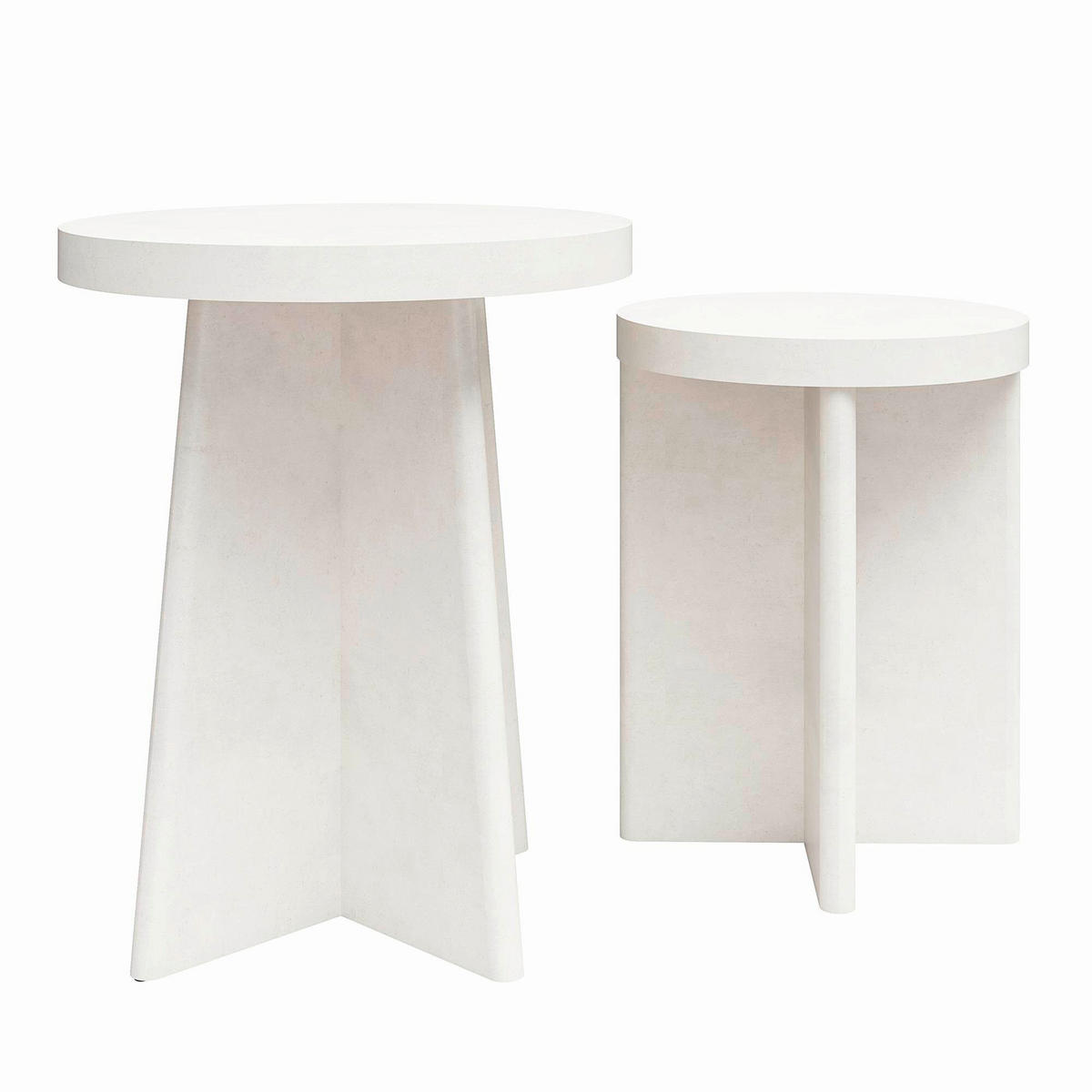 BEISTELLTISCH in Papier, Holzwerkstoff  - Beige, Design, Papier/Holzwerkstoff (50/62cm) - MID.YOU