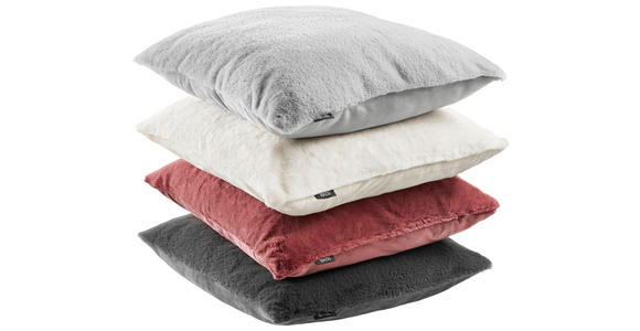 KISSENHÜLLE YUKON 48/48 cm  - Anthrazit, Design, Textil (48/48cm) - Novel