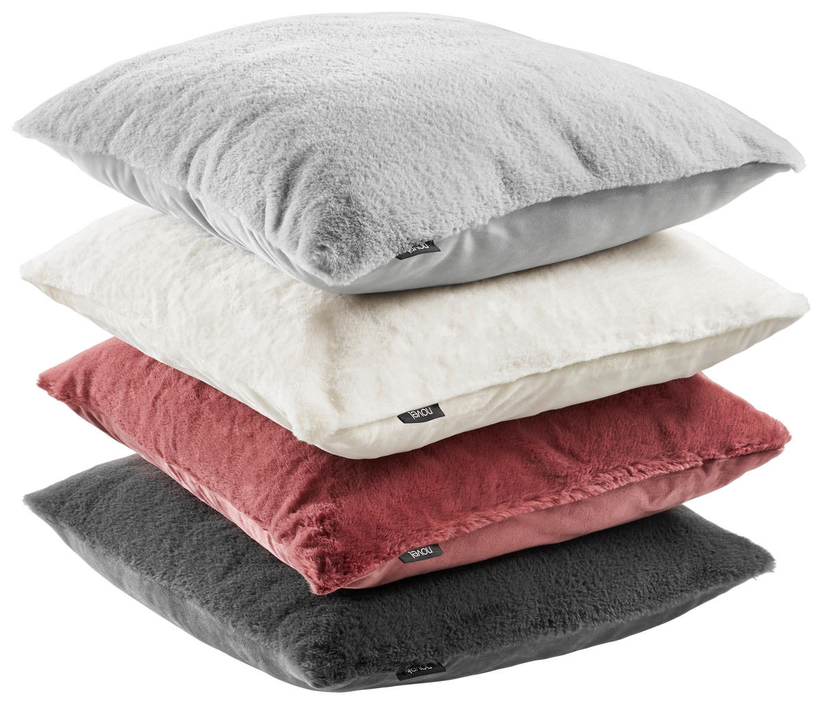 KISSENHÜLLE YUKON 48/48 cm  - Anthrazit, Design, Textil (48/48cm) - Novel