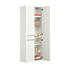 HOCHSCHRANK Weiß - Chromfarben/Weiß, KONVENTIONELL, Glas/Holzwerkstoff (60/168/33cm) - Xora
