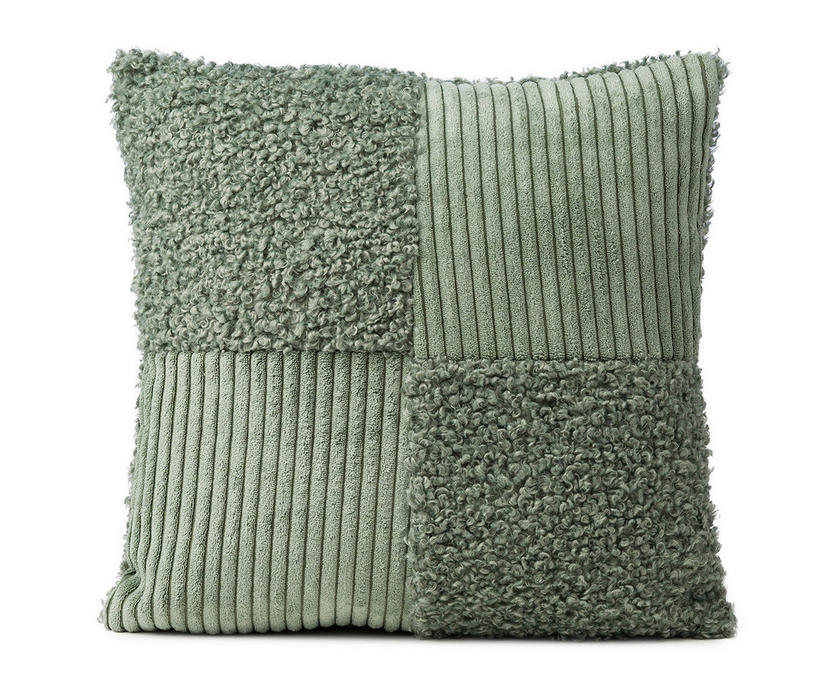 DEKORAČNÍ POLŠTÁŘ 50/50 cm - šalvějově zelená, Basics, textil (50/50cm) - Novel