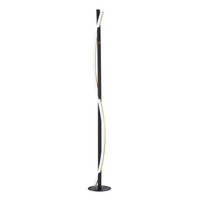 LED-STEHLEUCHTE - Goldfarben/Schwarz, Basics, Metall (21/160cm) - Fischer & Honsel