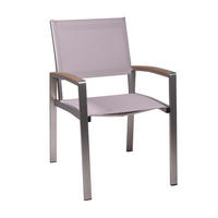 GARTENSTUHL-SET Metall, Kunststoff Grau, Champagner  - Champagner/Grau, Basics, Kunststoff/Metall (56/87,5/59cm) - Gardenson