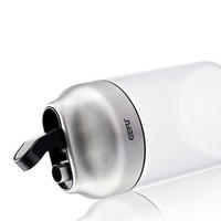 ZUCKERSTREUER Tip Metall, Kunststoff, Glas  - Silberfarben/Schwarz, Basics, Glas/Kunststoff (6,5/12cm) - Gefu