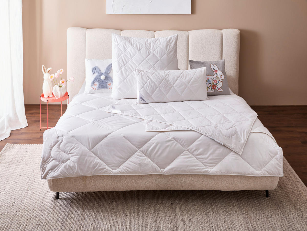 LETNÁ PRIKRÝVKA, 135/200 cm, vlna - biela, Basics, textil (135/200cm) - Sleeptex