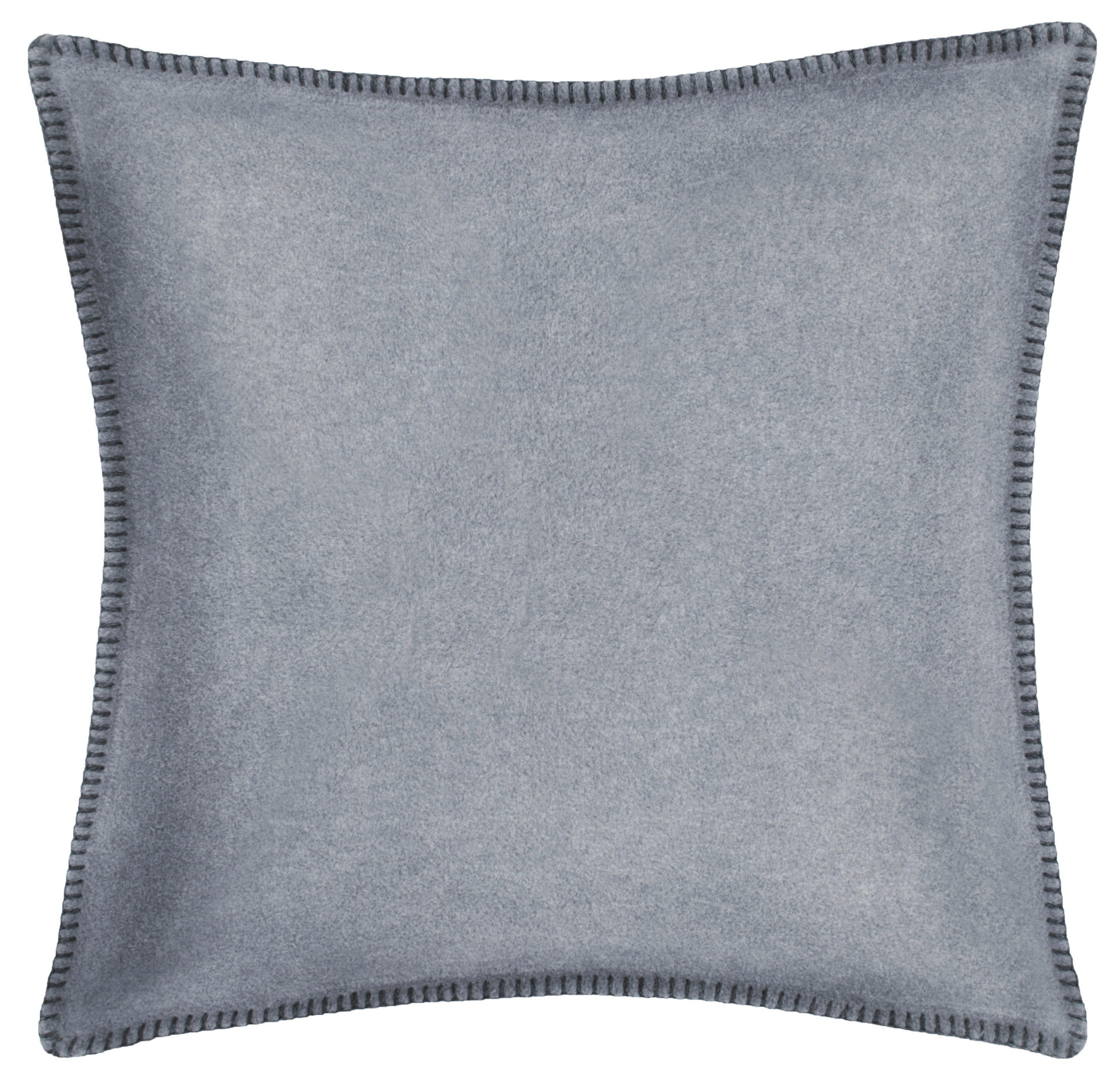 KISSENHÜLLE Soft-Fleece Soft Fleece 50/50 cm  - Grau, KONVENTIONELL, Textil (50/50cm) - Zoeppritz