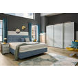 BOXSPRINGBETT 200/200 cm  in Blau  - Blau/Schwarz, Design, Kunststoff/Textil (200/200cm) - Esposa