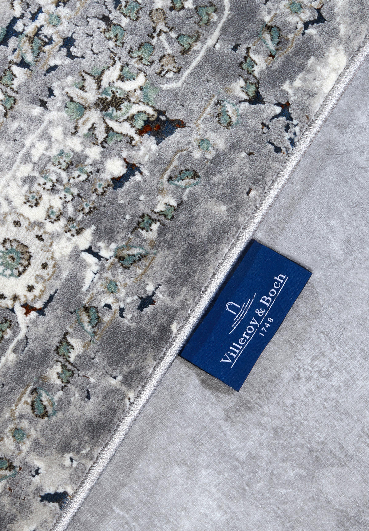 VINTAGE-TEPPICH 115/170 cm Kollektion 1809 Multicolor, Hellgrau  - Multicolor/Hellgrau, Design, Kunststoff/Textil (115/170cm) - Villeroy & Boch