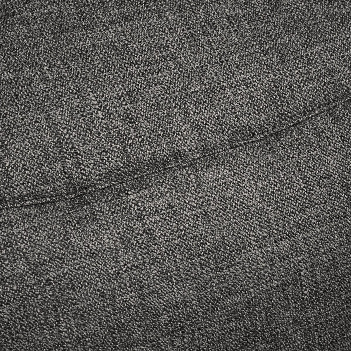 2-SITZER-SOFA in Struktur Dunkelgrau  - Dunkelgrau/Schwarz, Design, Textil/Metall (174/76-97/102cm) - Novel