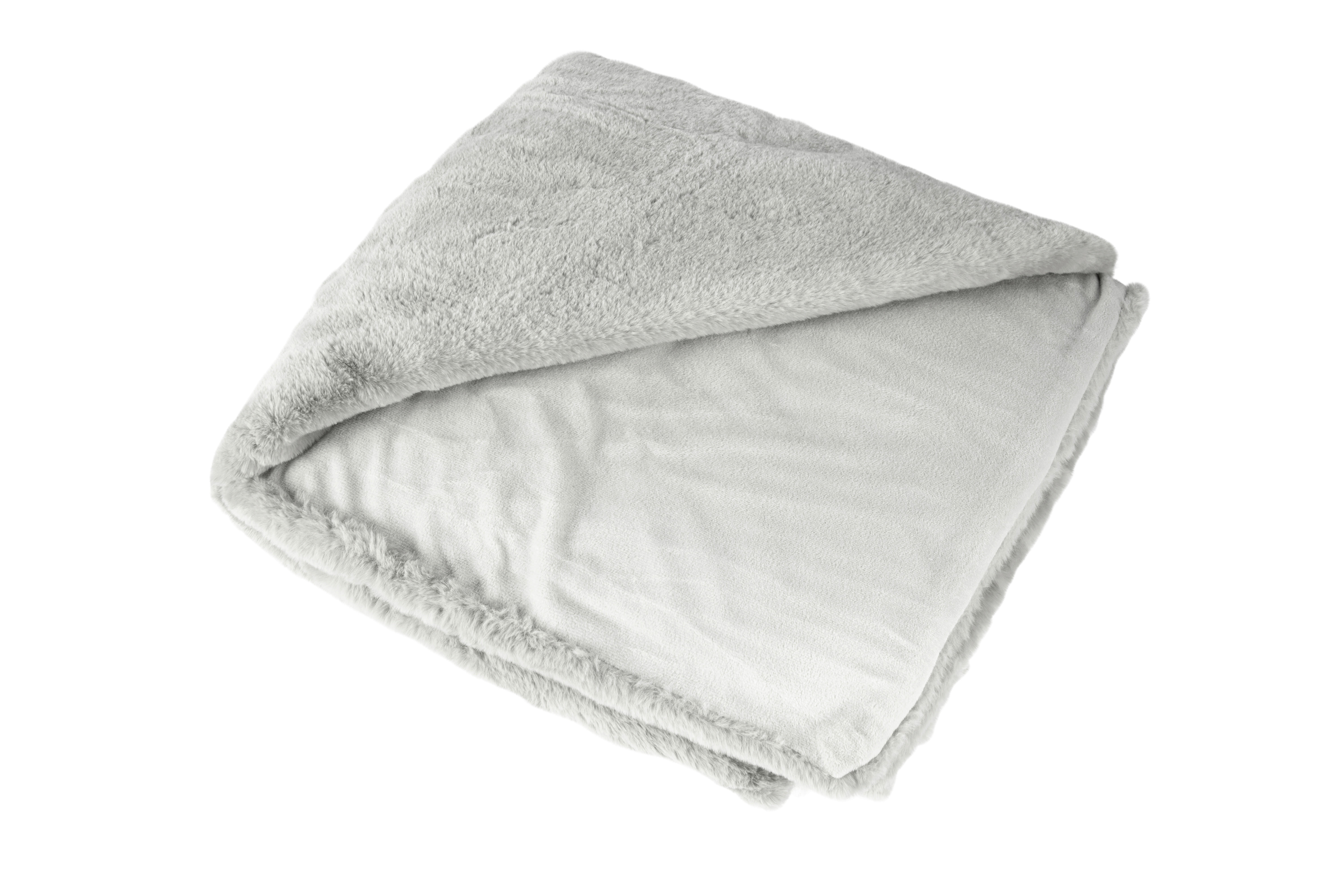 ODEJA 150/200 cm siva, srebrne barve  - srebrne barve/siva, Basics, tekstil (150/200cm)