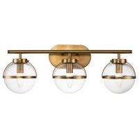 KUPAONSKA SVJETILJKA ZIDNA Elstead Hollis  - boje mjeda, Design, staklo/metal (60.0/23/19.3cm) - Elstead Lighting