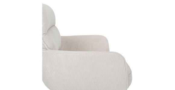 ARMLEHNSTUHL  Stoffauswahl, Sitzfläche 360° drehbar, automatische Rückholfunktion Cord  - Eichefarben/Beige, Design, Holz/Textil (60/95/62cm) - Novel