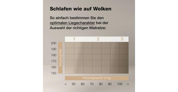 KALTSCHAUMMATRATZE 90/200 cm Höhe ca. 21 cm - Weiß, Basics, Textil (90/200cm) - Novel
