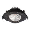 LED-EINBAUSPOT Dione 8,2/8,2/4,1 cm   - Schwarz, KONVENTIONELL, Metall (8,2/8,2/4,1cm)