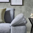 ECKSOFA  in Webstoff Blaugrau  180/265 cm  - Blaugrau/Schwarz, Design, Textil/Metall (180/265cm) - Carryhome