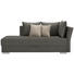 LIEGE in Textil Grau, Beige - Chromfarben/Beige, Design, Kunststoff/Textil (220/93/100cm) - Xora LIEGE in Textil Grau, Beige - Chromfarben/Beige, Design, Kunststoff/Textil (220/93/100cm) - Xora