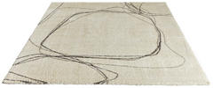 Webteppich recycelt 80/150 cm  - Creme, Design, Textil (80/150cm) - Novel