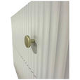 HIGHBOARD SNOW  in 70/121,6/40 cm  - Eichefarben/Goldfarben, Design, Holzwerkstoff/Metall (70/121,6/40cm) - Xora