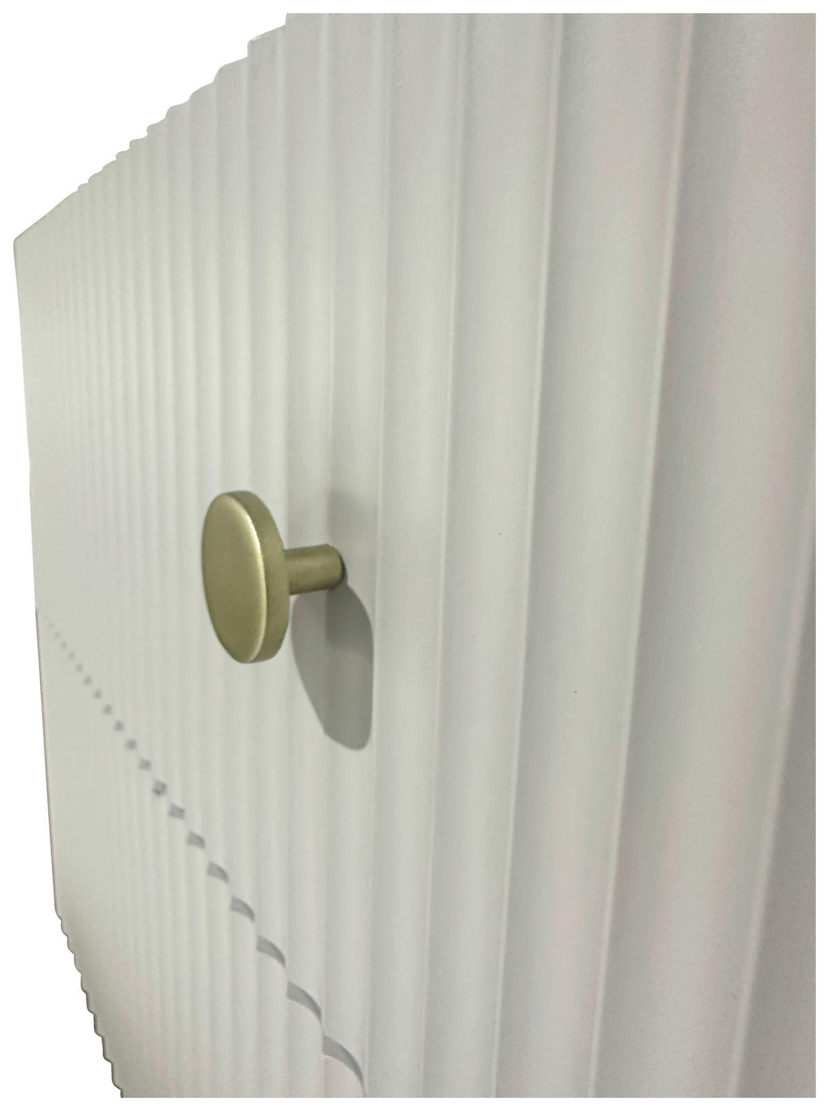 HIGHBOARD SNOW  in 70/121,6/40 cm  - Eichefarben/Goldfarben, Design, Holzwerkstoff/Metall (70/121,6/40cm) - Xora