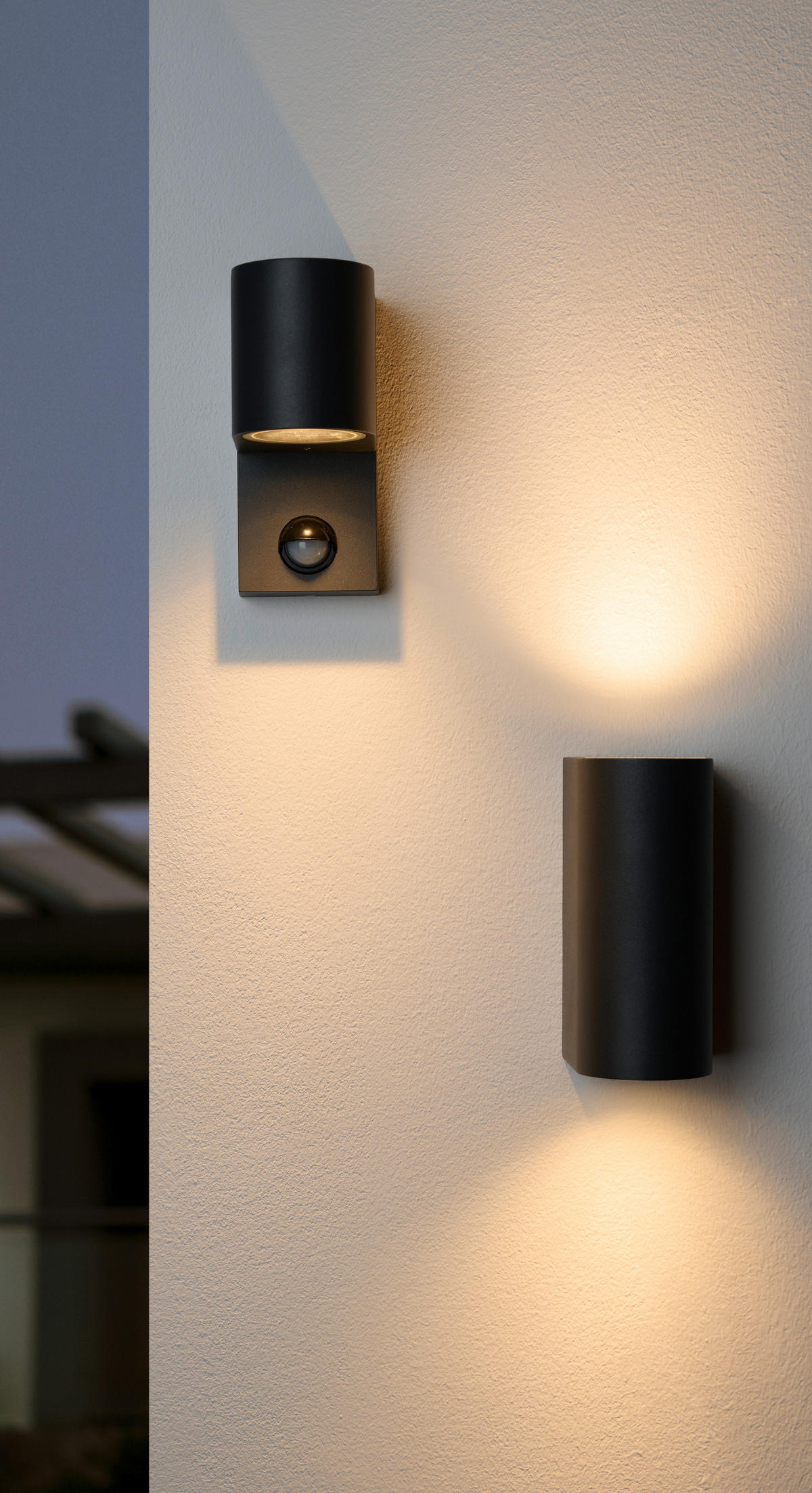VÄGGLAMPA FÖR UTOMHUS 7/15 cm   - antracit, Basics, metall (7/15cm) - Trio Leuchten