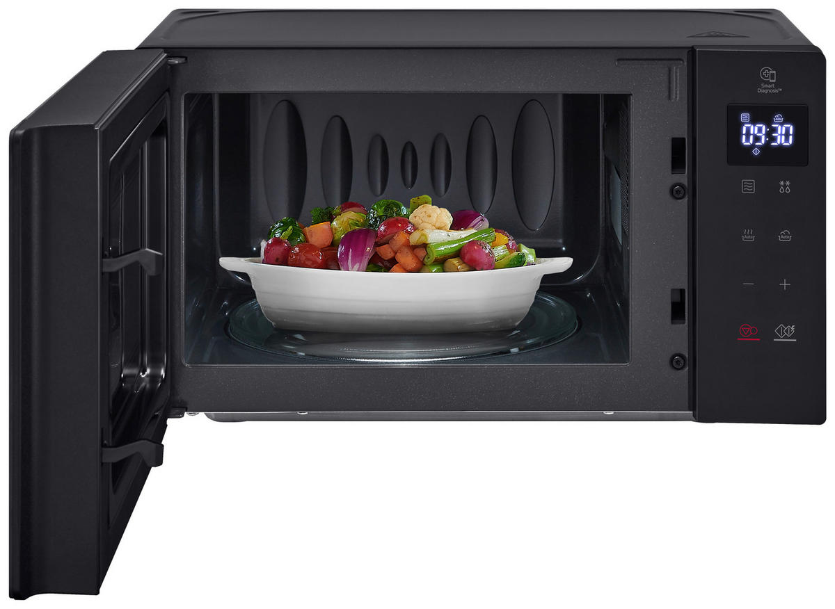 MIKROWELLE MS2032GAS  - Schwarz, Trend, Glas/Kunststoff (47,6/27,2/34,6cm) - LG