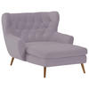 XXL-SESSEL Flachgewebe Altrosa    - Altrosa, Design, Holz/Textil (120/101/165cm) - Stylife